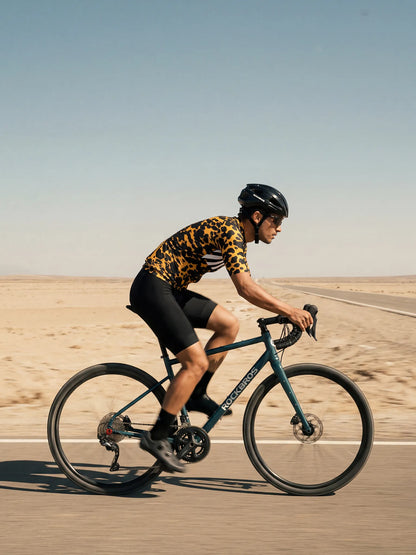 Men's Cycling Jersey-Amber Tortoise