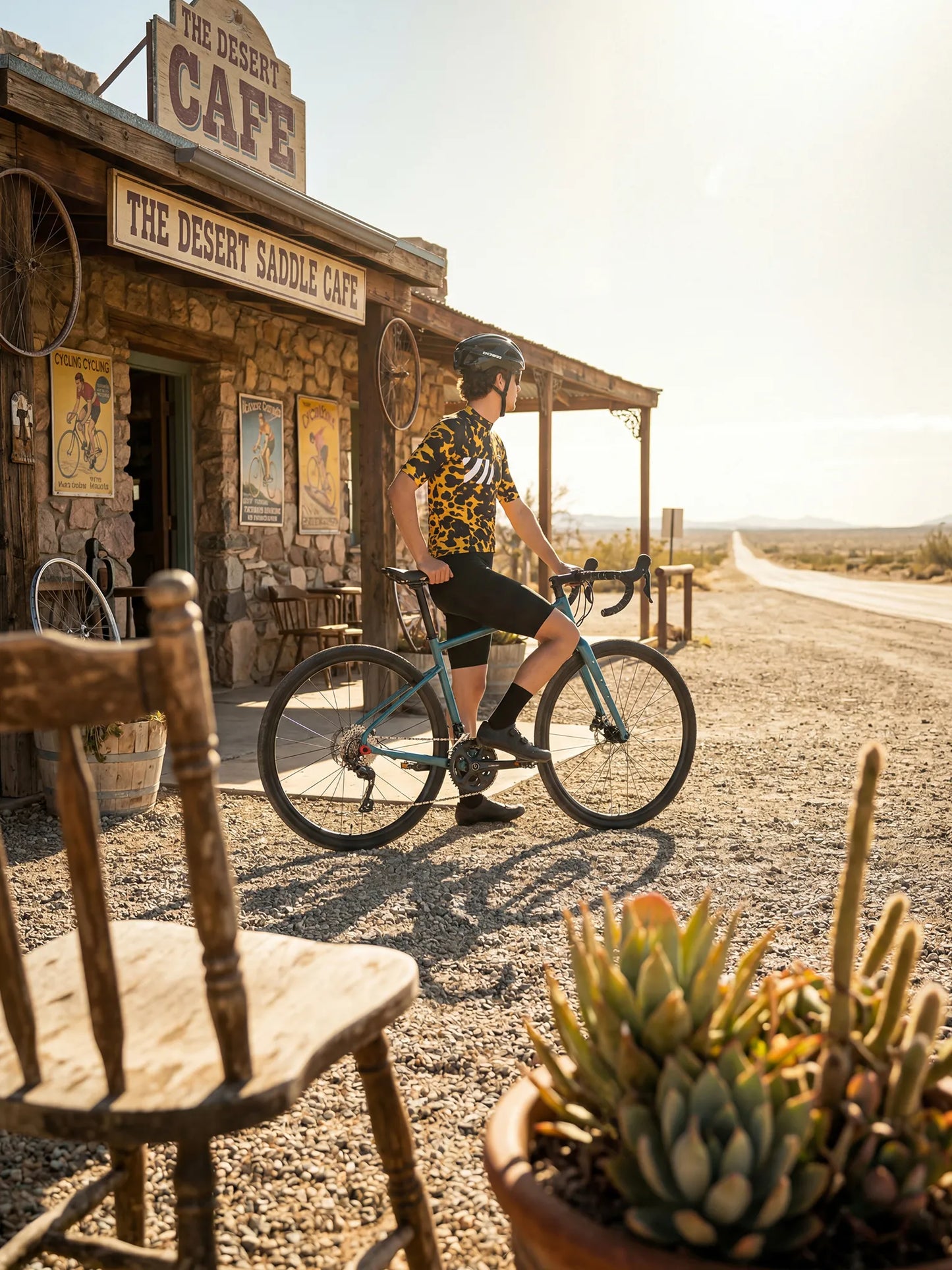 Men's Cycling Jersey-Amber Tortoise