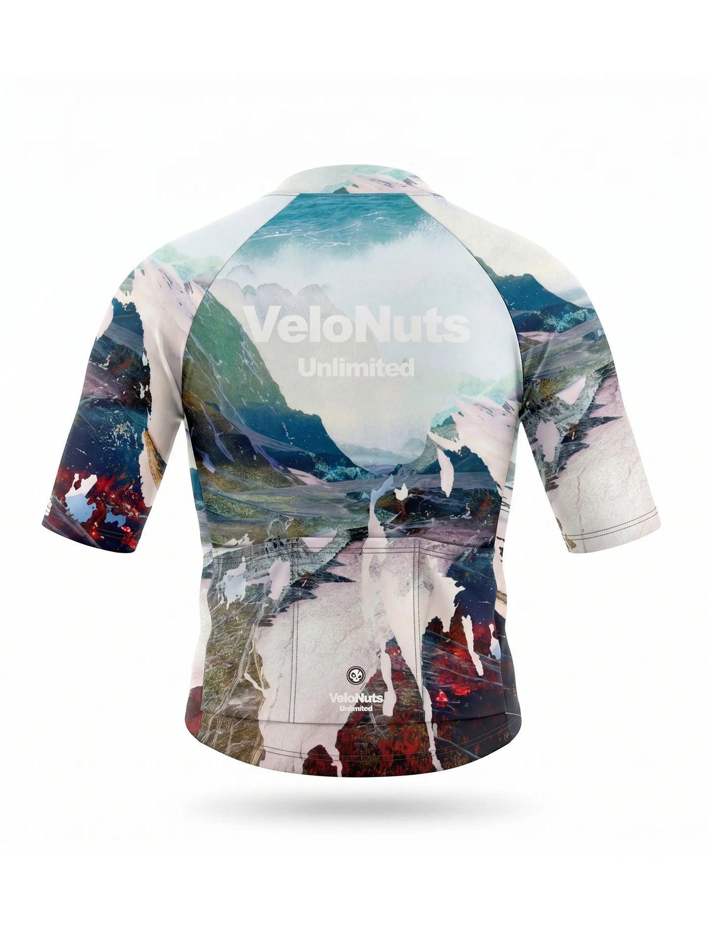 Men's Cycling Jersey-Alpine Fracture