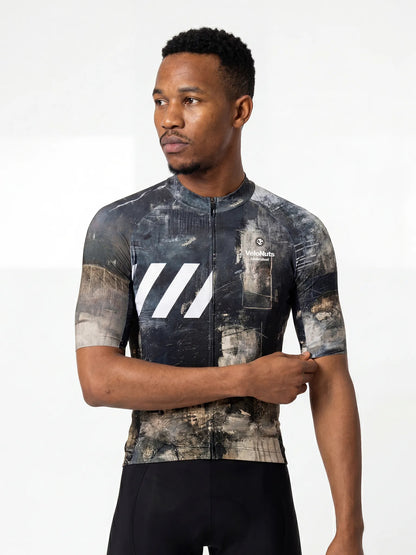 Men's Cycling Jersey-Asphalt Echo