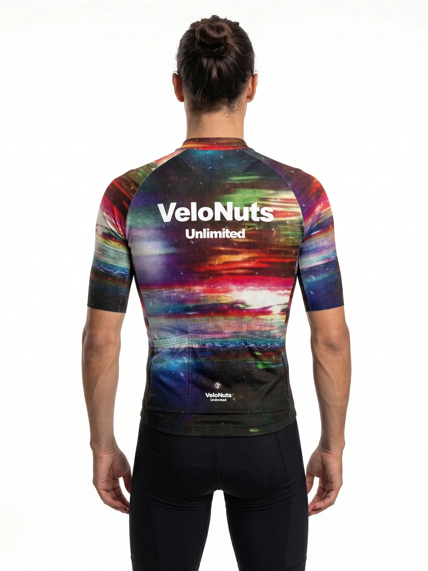 Men's Cycling Jersey-Aurora Static