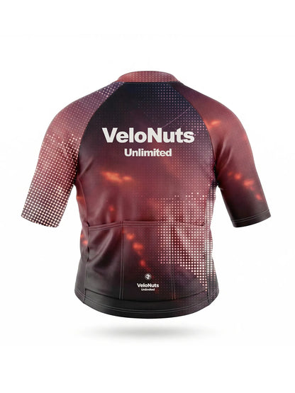 Men's Cycling Jersey-Cosmic Halftone