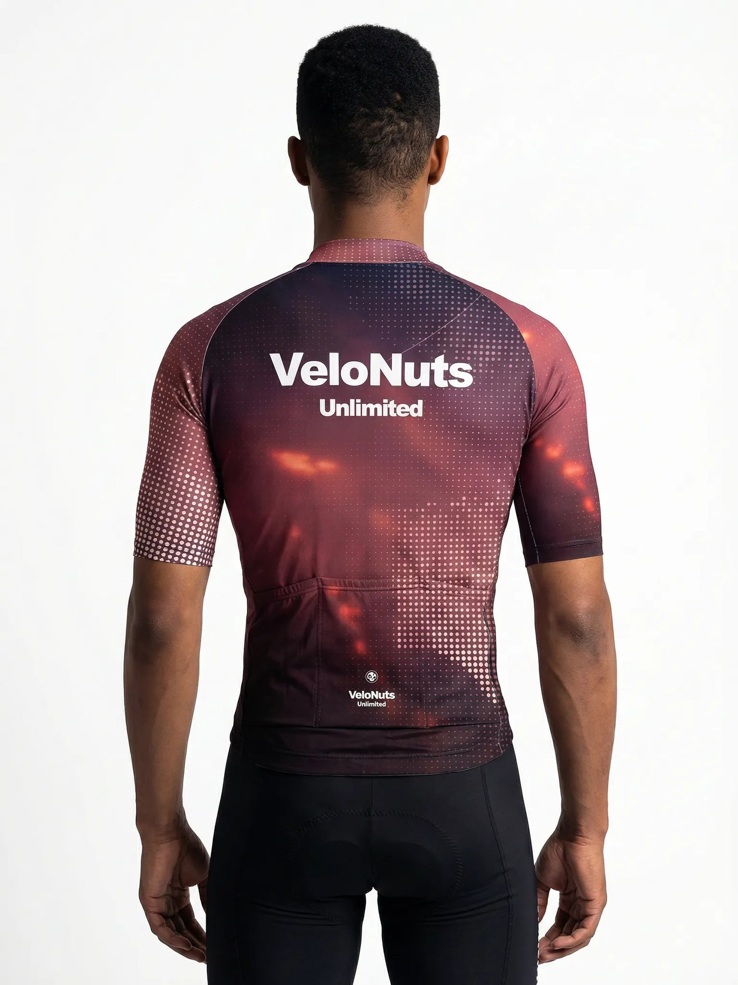 Men's Cycling Jersey-Cosmic Halftone