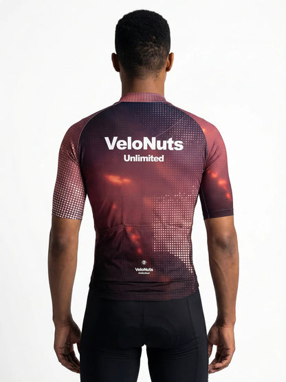 Men's Cycling Jersey-Cosmic Halftone