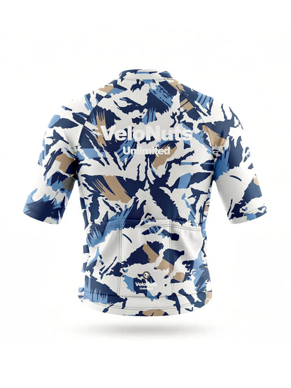Men's Cycling Jersey-Brush Leaf Camo
