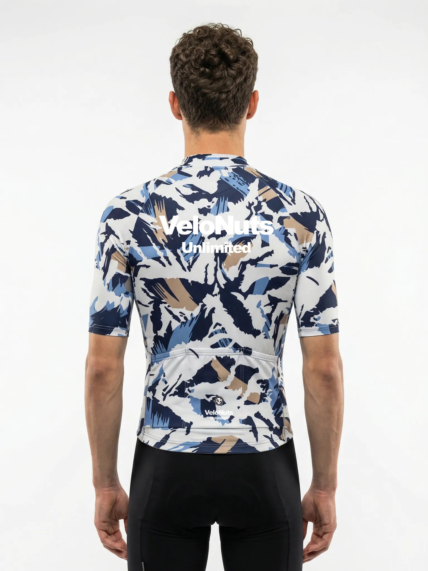 Men's Cycling Jersey-Brush Leaf Camo