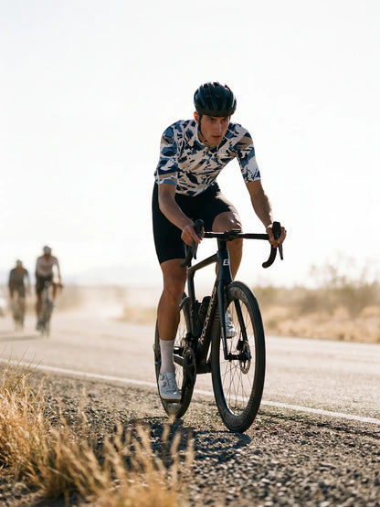 Men's Cycling Jersey-Brush Leaf Camo
