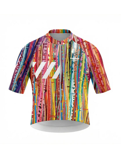 Men's Cycling Jersey-Carnival Strata