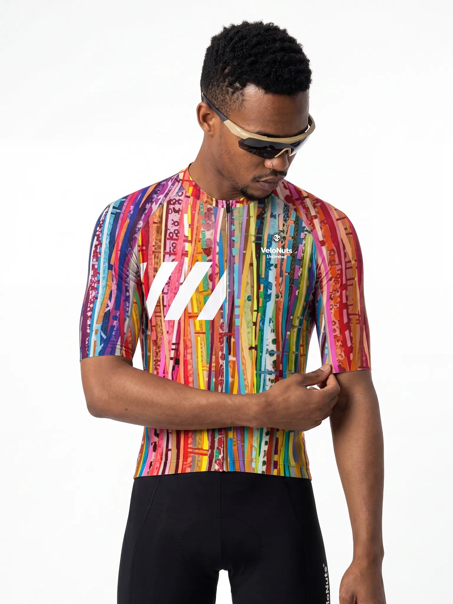 Men's Cycling Jersey-Carnival Strata