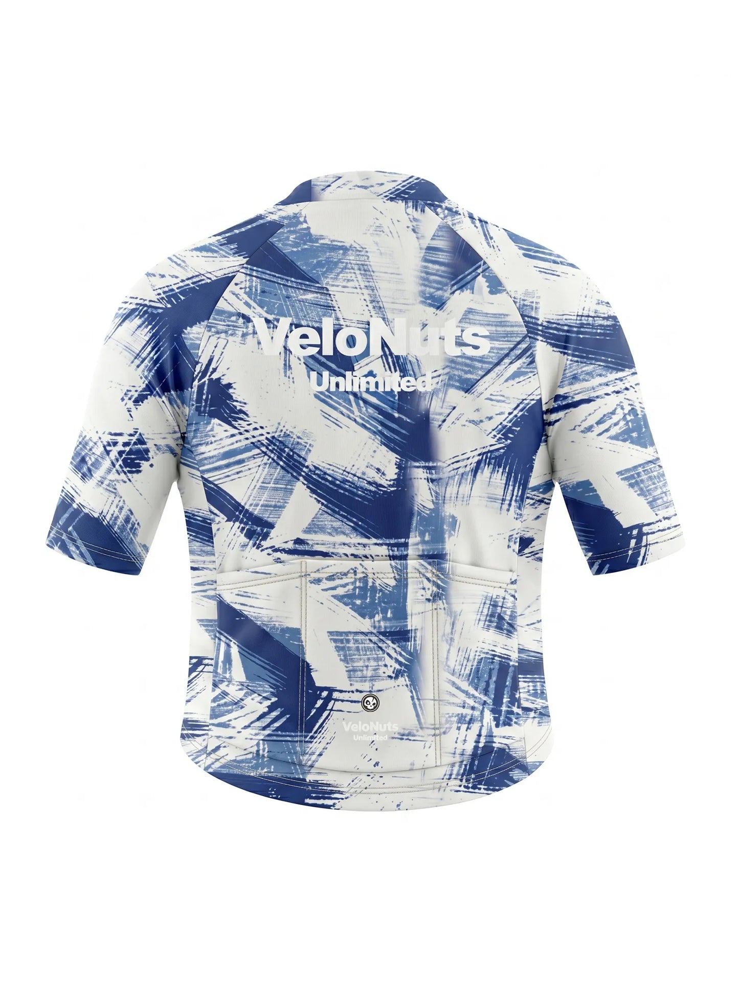 Men's Cycling Jersey-Cobalt Strokes