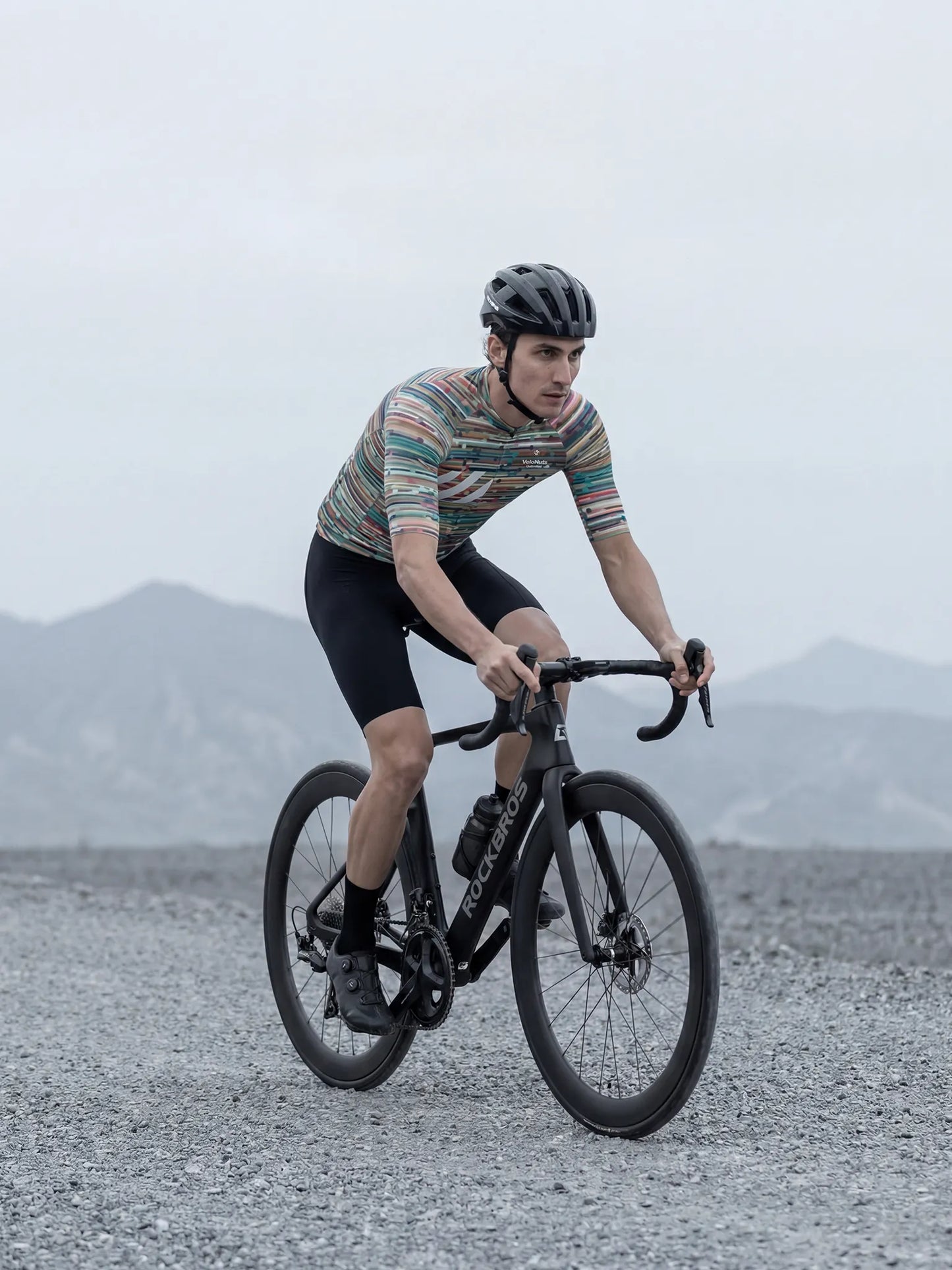 Men's Cycling Jersey-Confetti Stripe