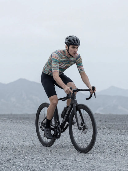 Men's Cycling Jersey-Confetti Stripe