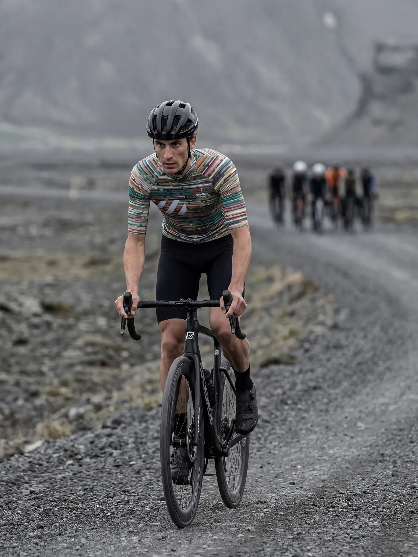 Men's Cycling Jersey-Confetti Stripe