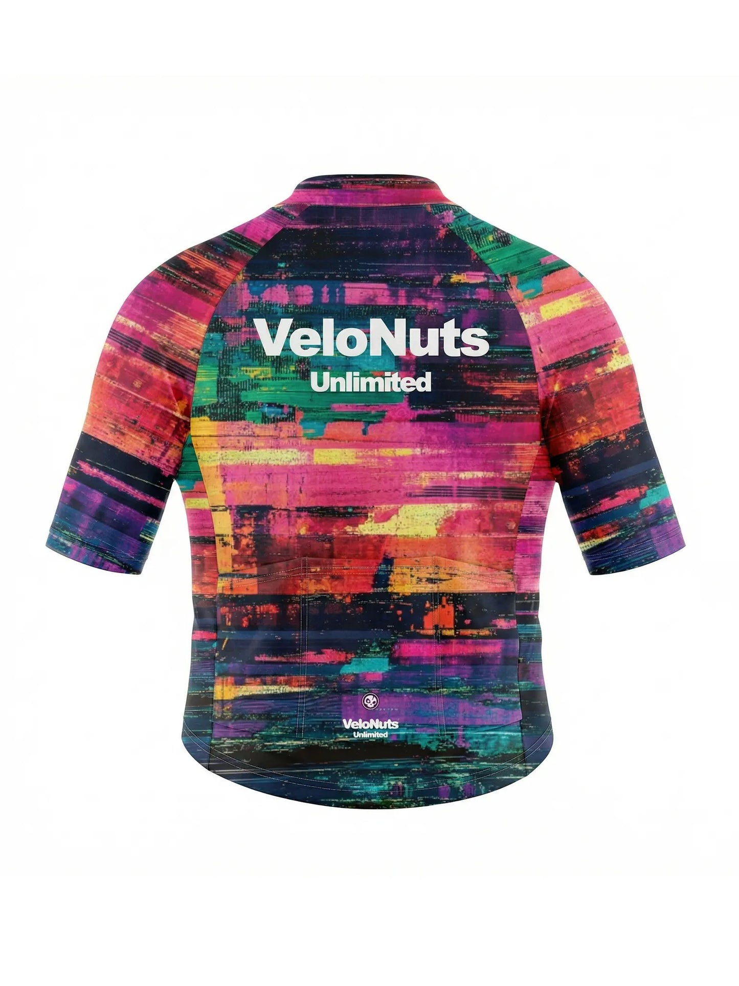 Men's Cycling Jersey-Neon Glitch