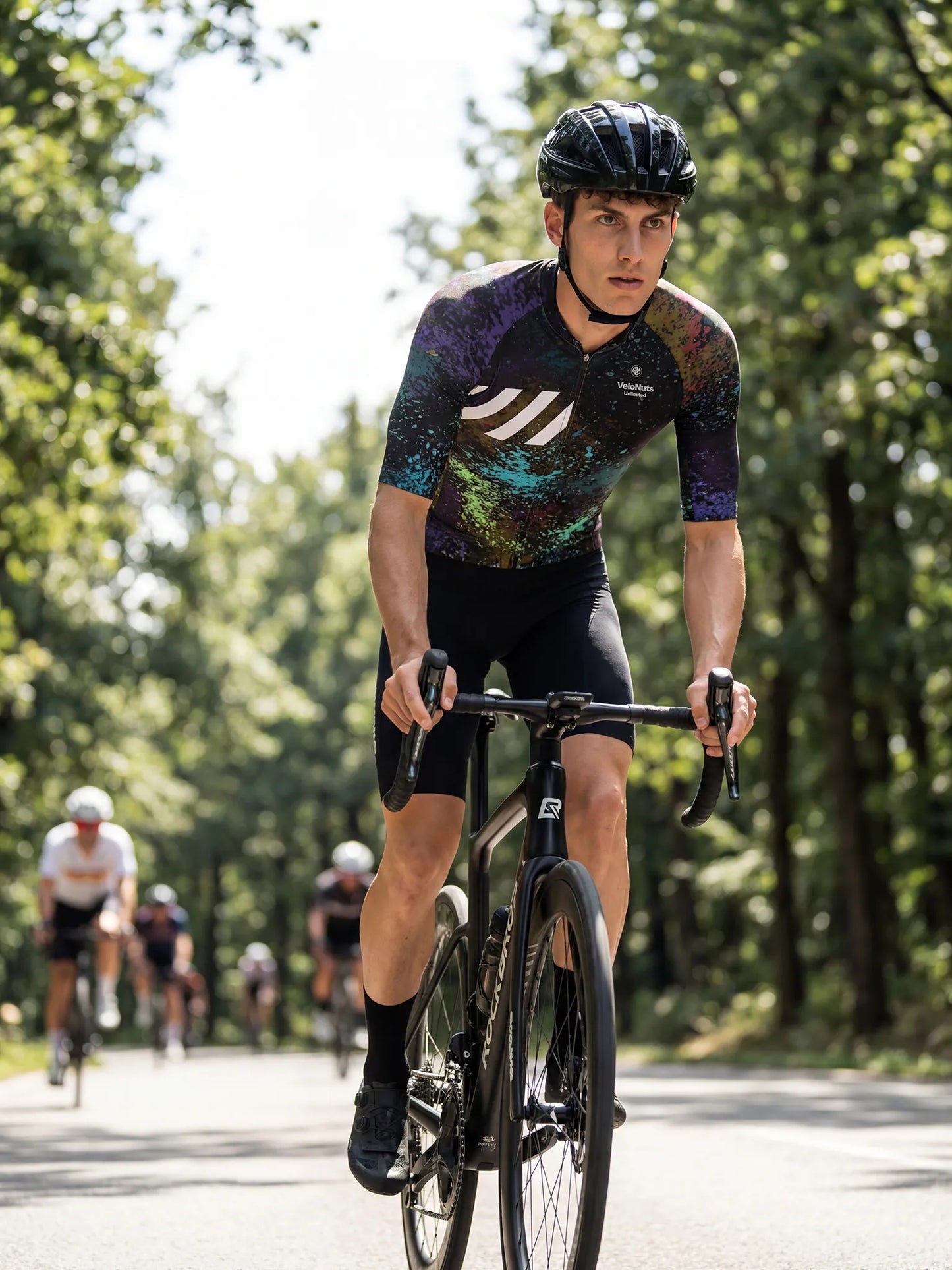 Men's Cycling Jersey-Cosmic Spray