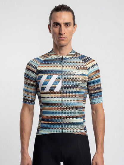 Men's Cycling Jersey-Dotwave Stripe