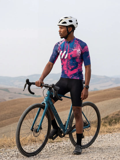 Men's Cycling Jersey-Emerald Splash