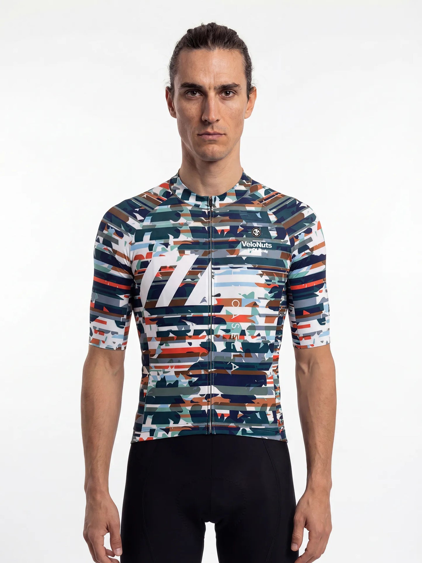 Men's Cycling Jersey-Fragment Camo