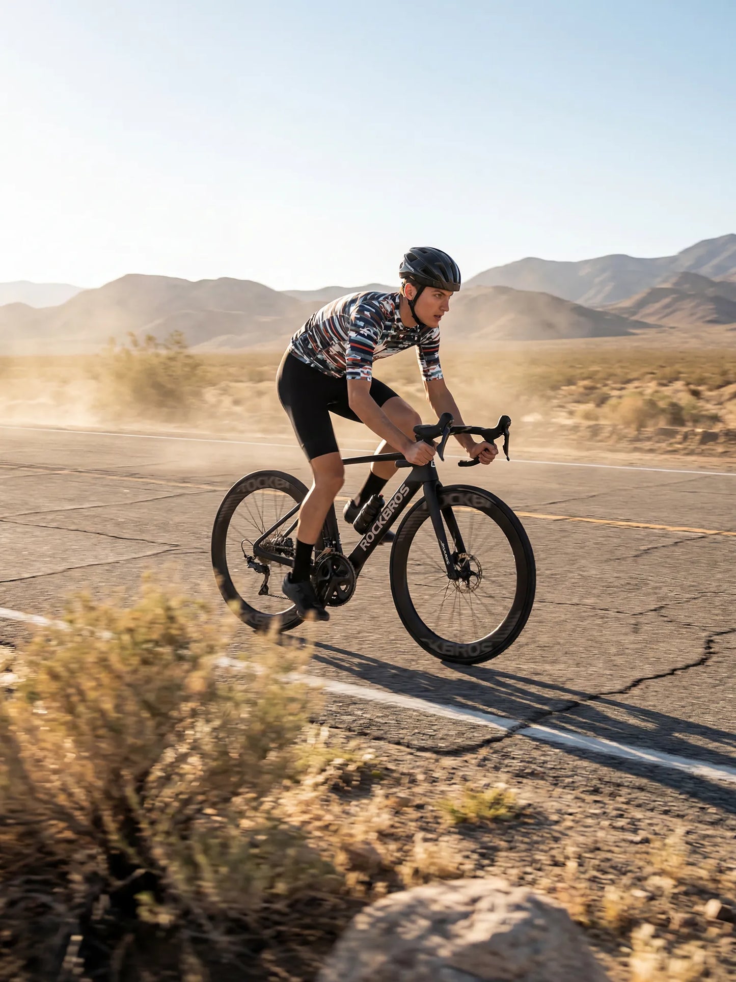 Men's Cycling Jersey-Fragment Camo