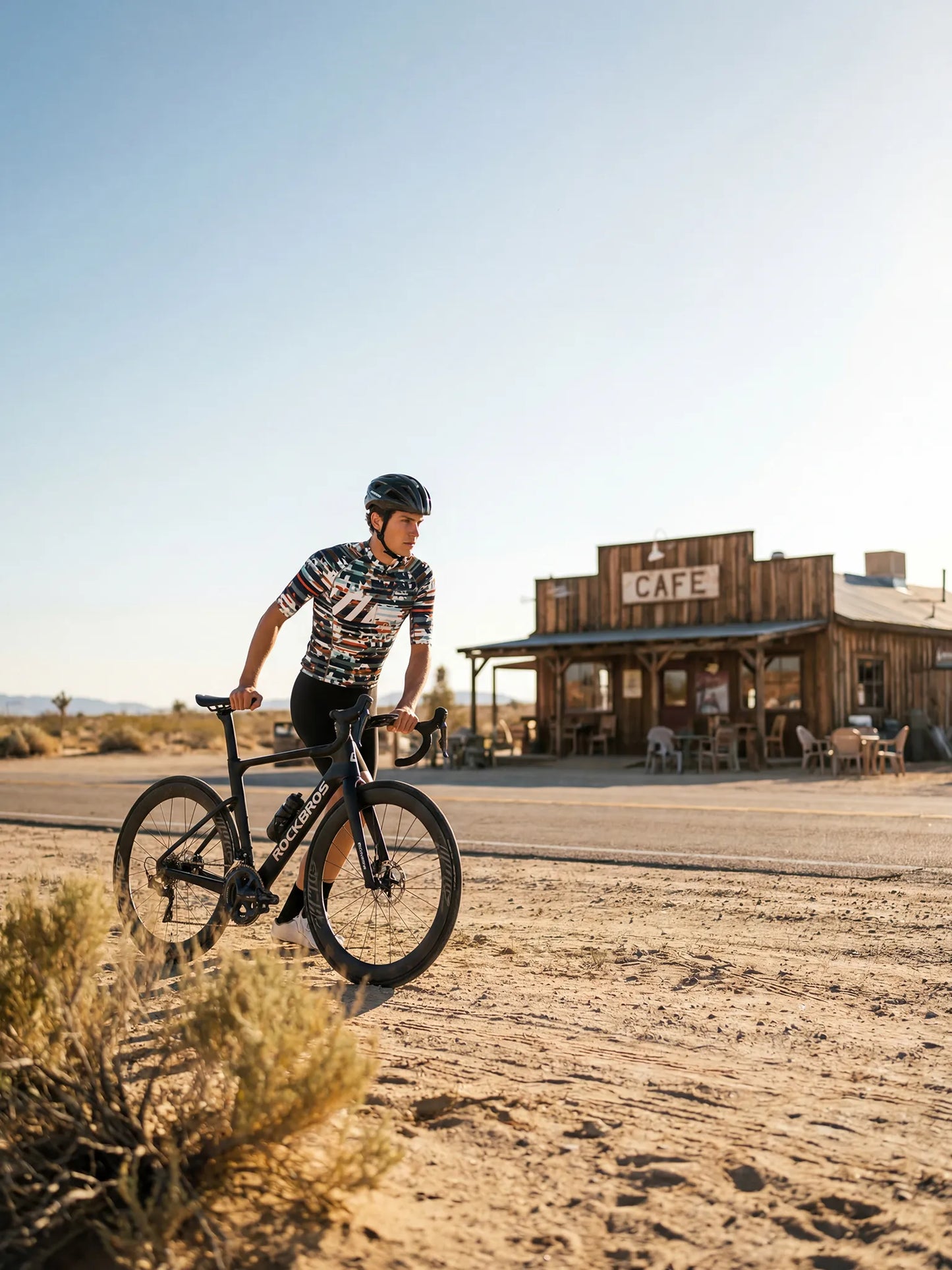 Men's Cycling Jersey-Fragment Camo