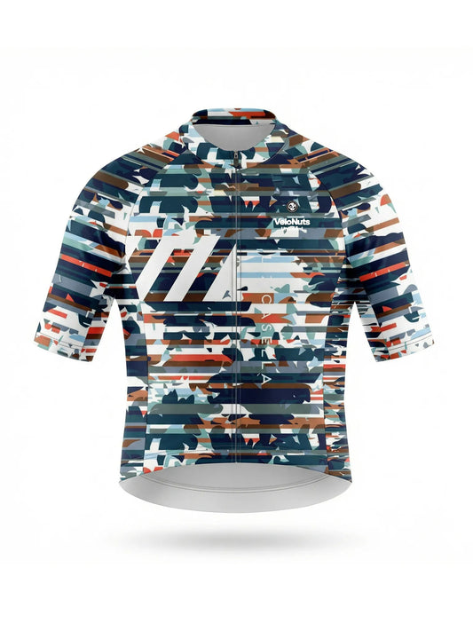 Men's Cycling Jersey-Fragment Camo