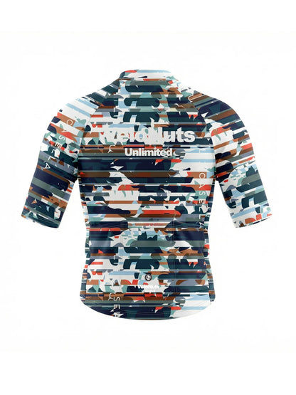 Men's Cycling Jersey-Fragment Camo