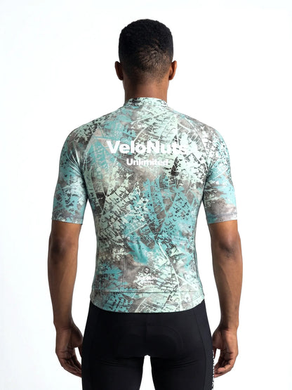 Men's Cycling Jersey-Frost Scratch Camo