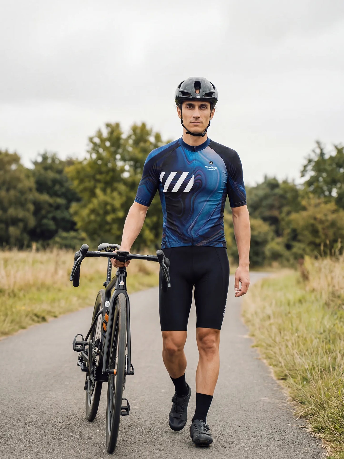 Men's Cycling Jersey-Midnight Gyre