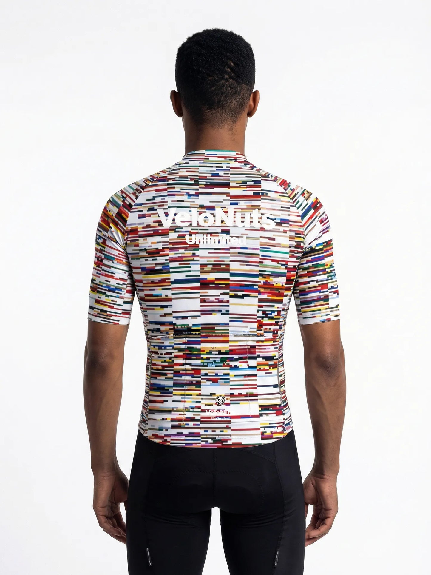 Men's Cycling Jersey-Glitch Scan