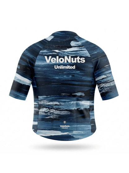 Men's Cycling Jersey-Indigo Drift