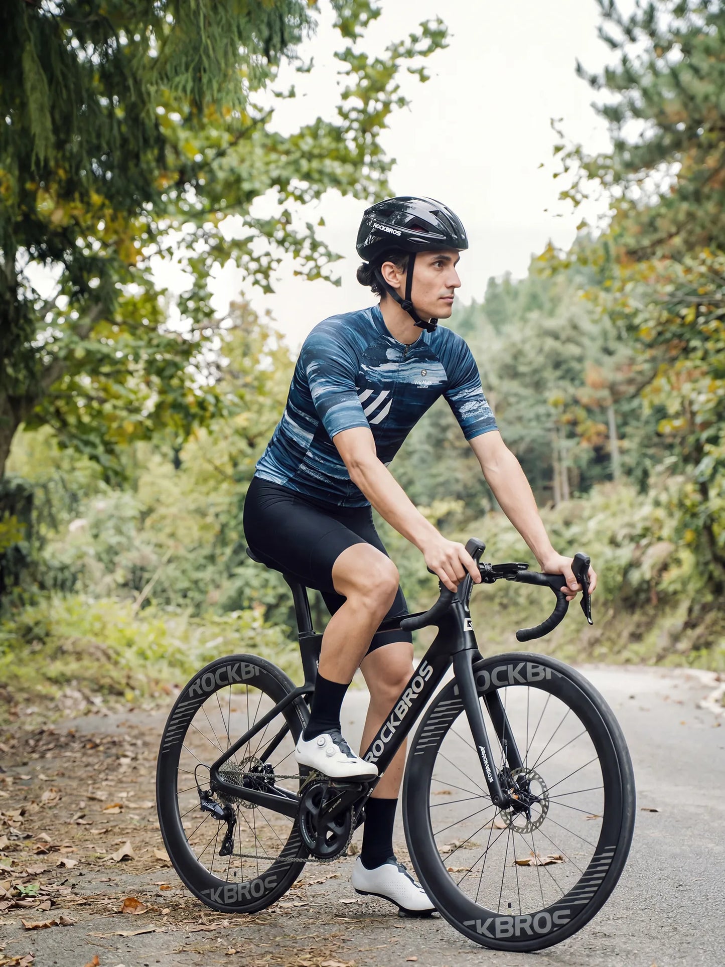 Men's Cycling Jersey-Indigo Drift