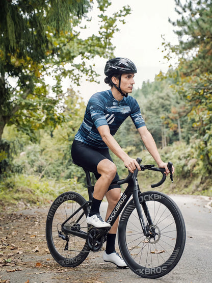 Men's Cycling Jersey-Indigo Drift