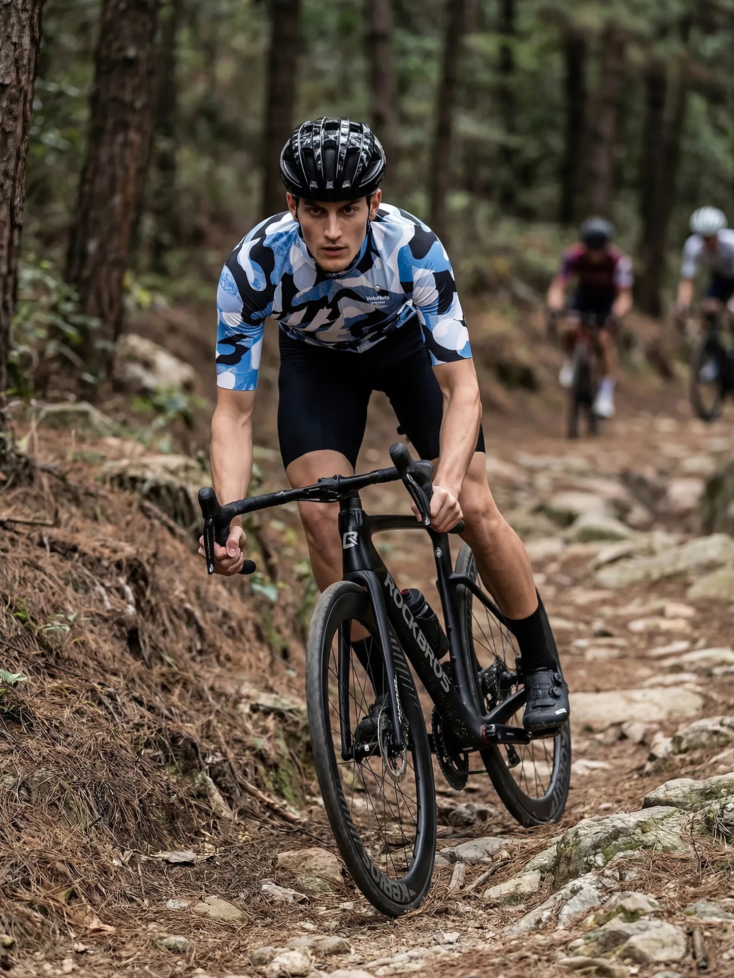 Men's Cycling Jersey-Ink Blob Camo