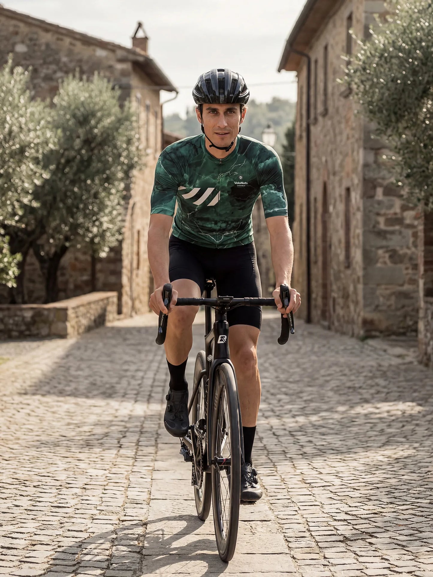 Men's Cycling Jersey-Emerald Vein
