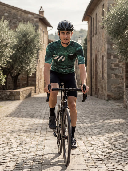 Men's Cycling Jersey-Emerald Vein