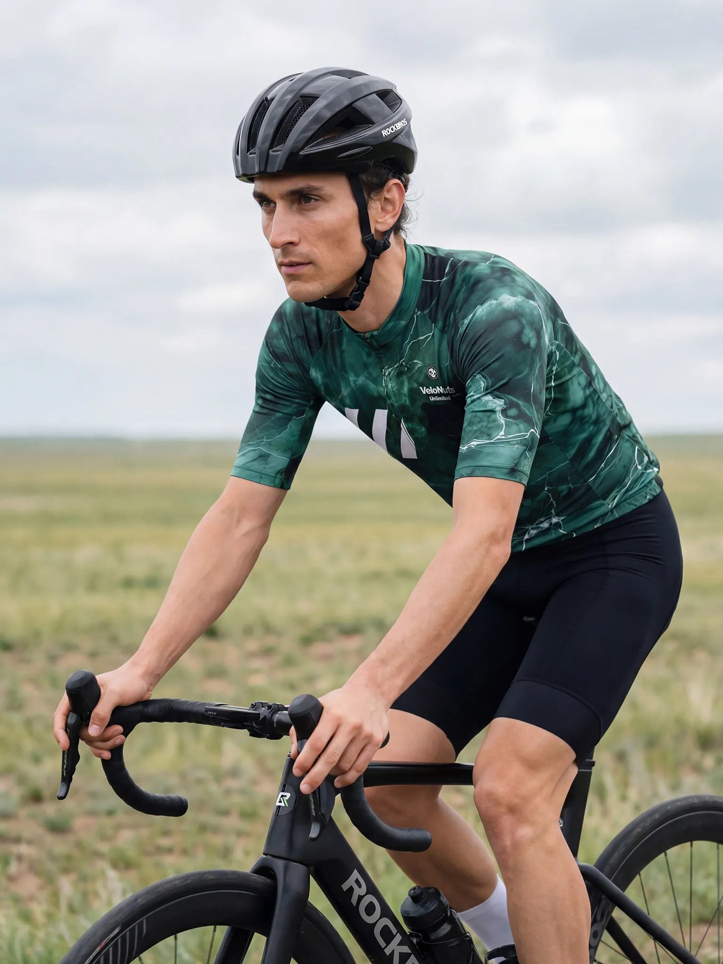 Men's Cycling Jersey-Emerald Vein