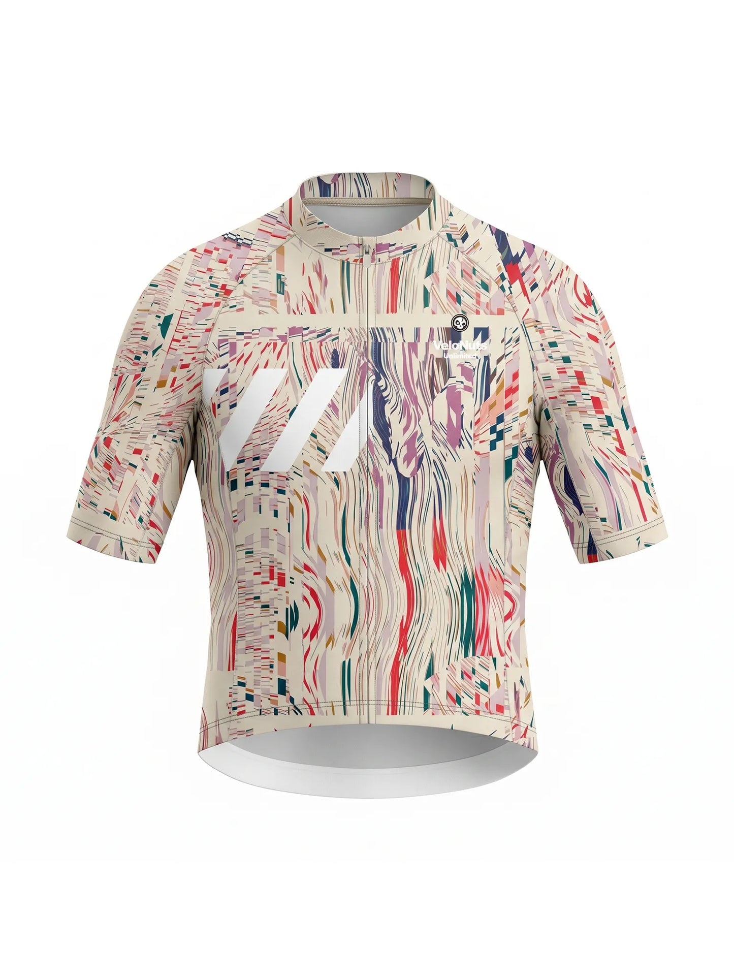 Men's Cycling Jersey-Magenta Noise