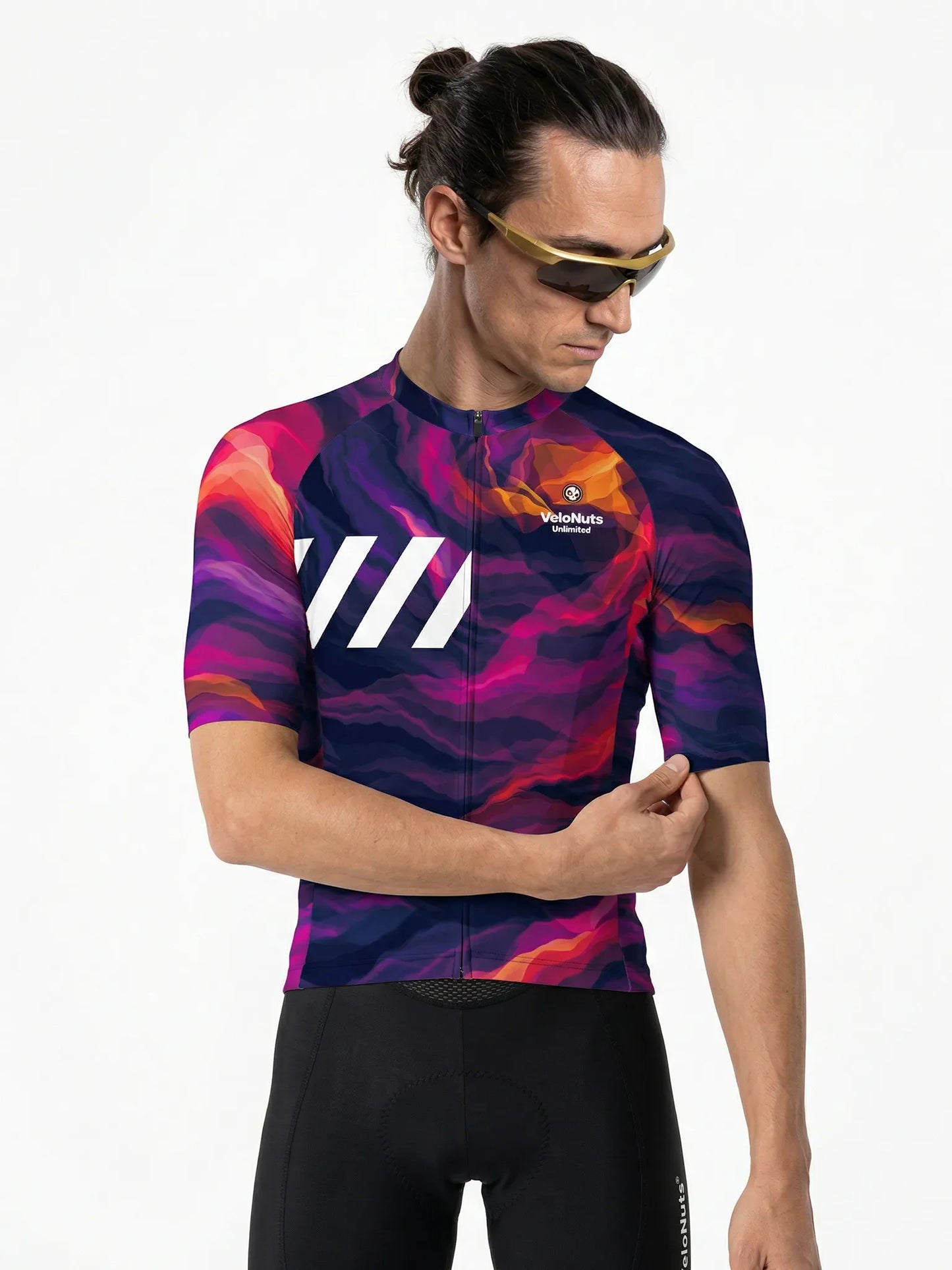 Men's Cycling Jersey-Magma Flow