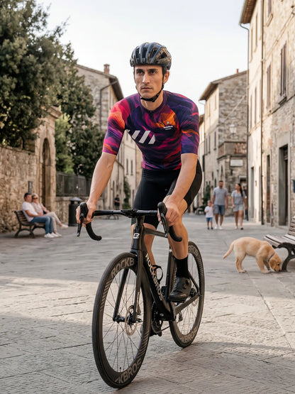 Men's Cycling Jersey-Magma Flow