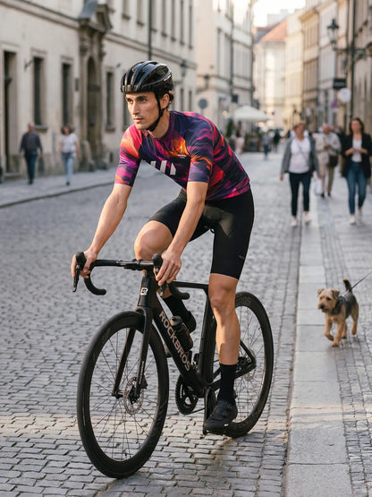 Men's Cycling Jersey-Magma Flow