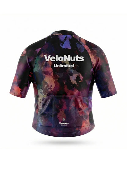 Men's Cycling Jersey-Midnight Petals