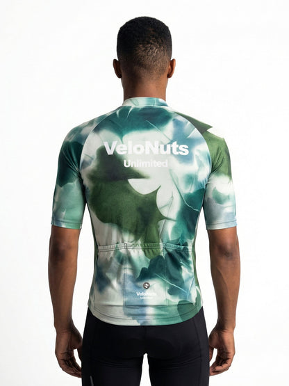 Men's Cycling Jersey-Mist Leaf Canopy