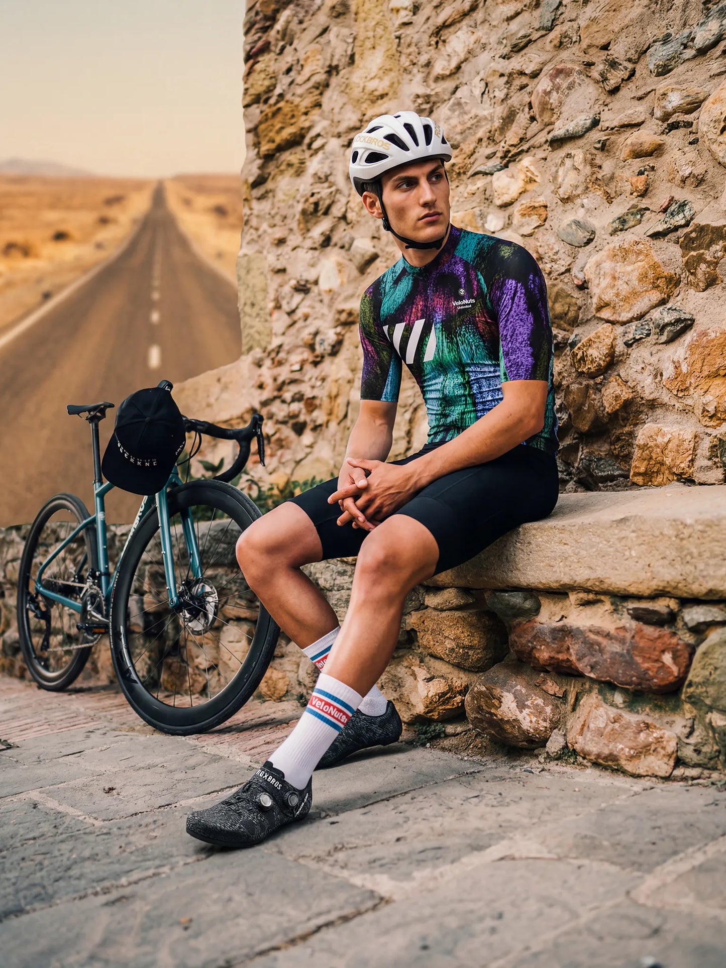 Men's Cycling Jersey-Neon Chalk