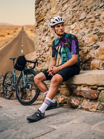 Men's Cycling Jersey-Neon Chalk