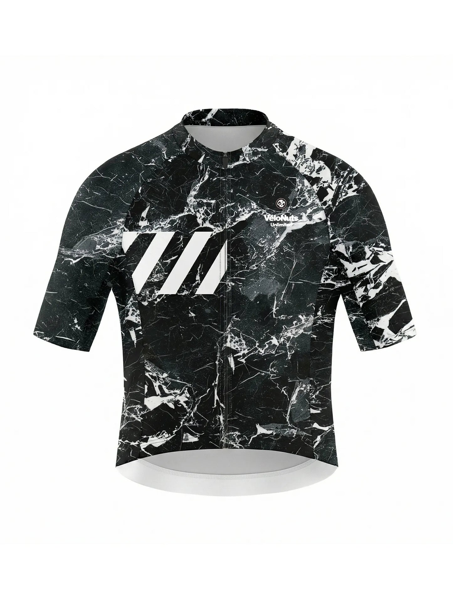 Men's Cycling Jersey-Noir Marble