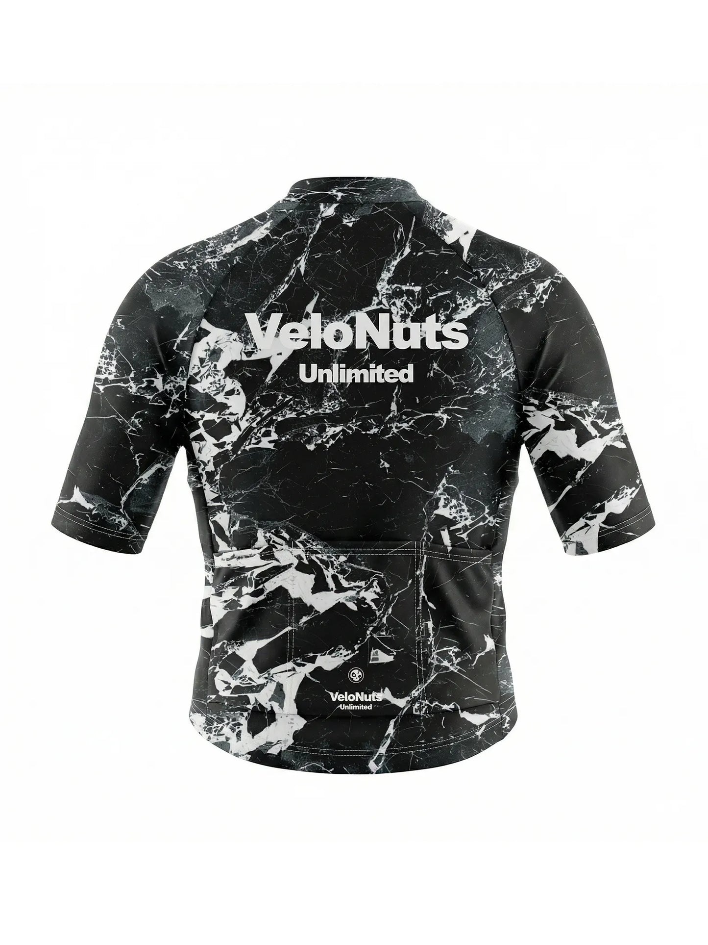 Men's Cycling Jersey-Noir Marble