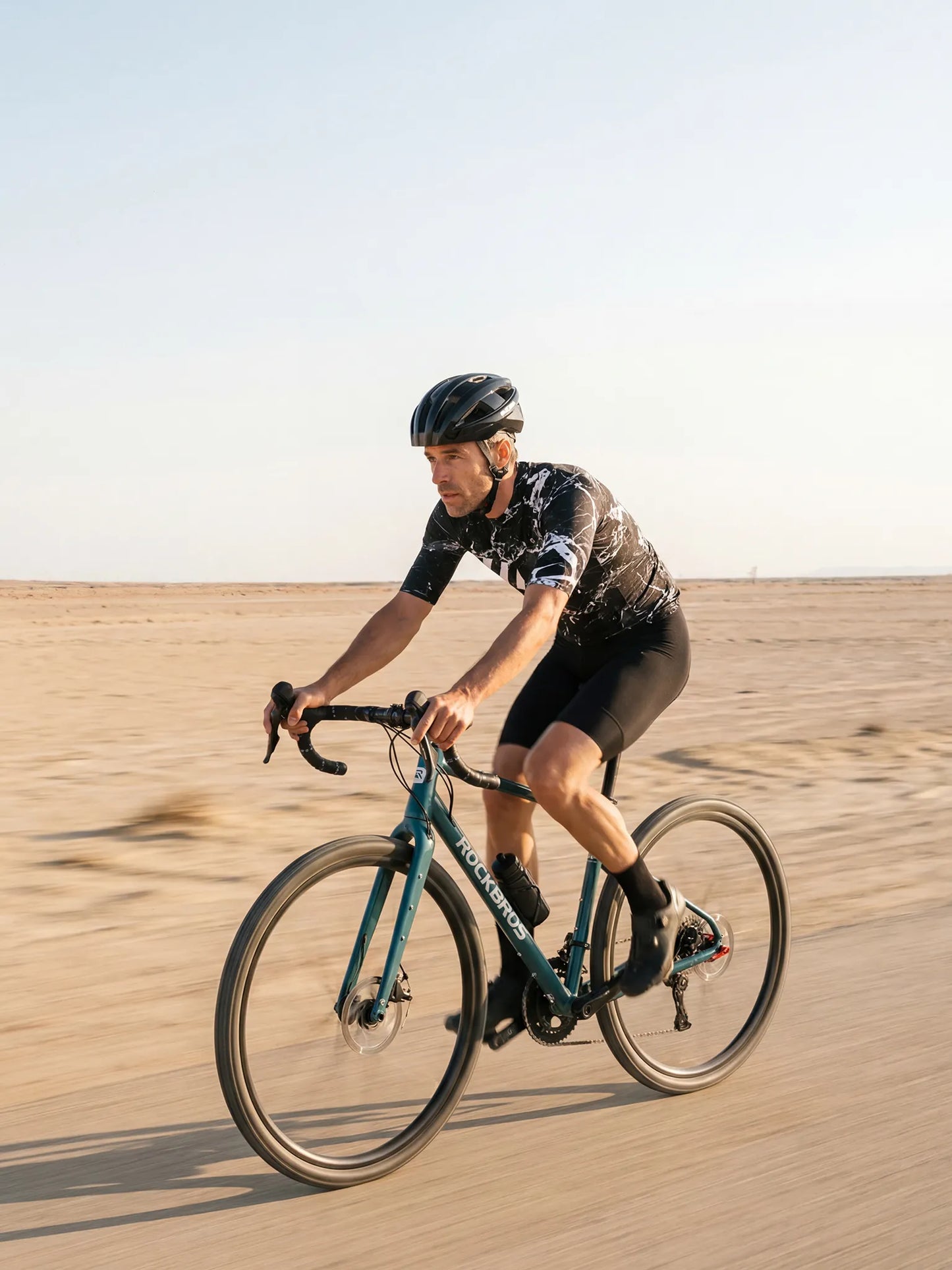 Men's Cycling Jersey-Noir Marble