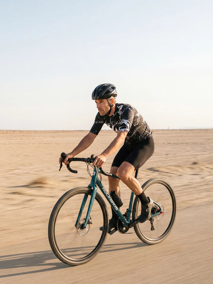 Men's Cycling Jersey-Noir Marble