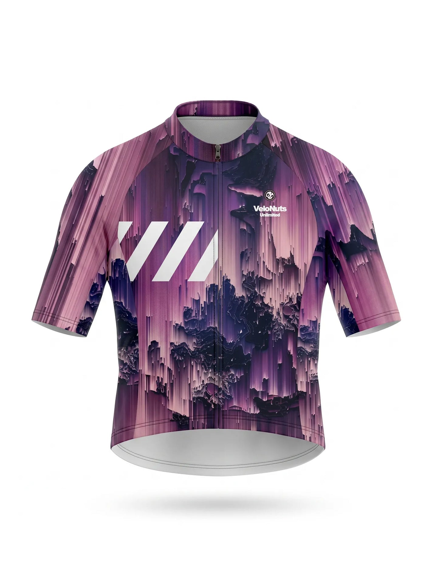Men's Cycling Jersey-Neon Grid