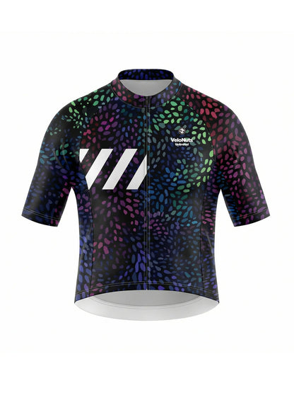 Men's Cycling Jersey-Neon Seed Burst